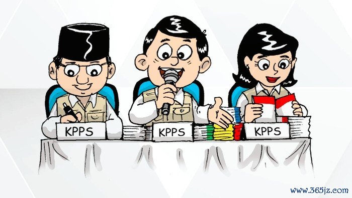 Ilustrasi ketua KPPS Pilkada 2024 saat menjalankan tugas.